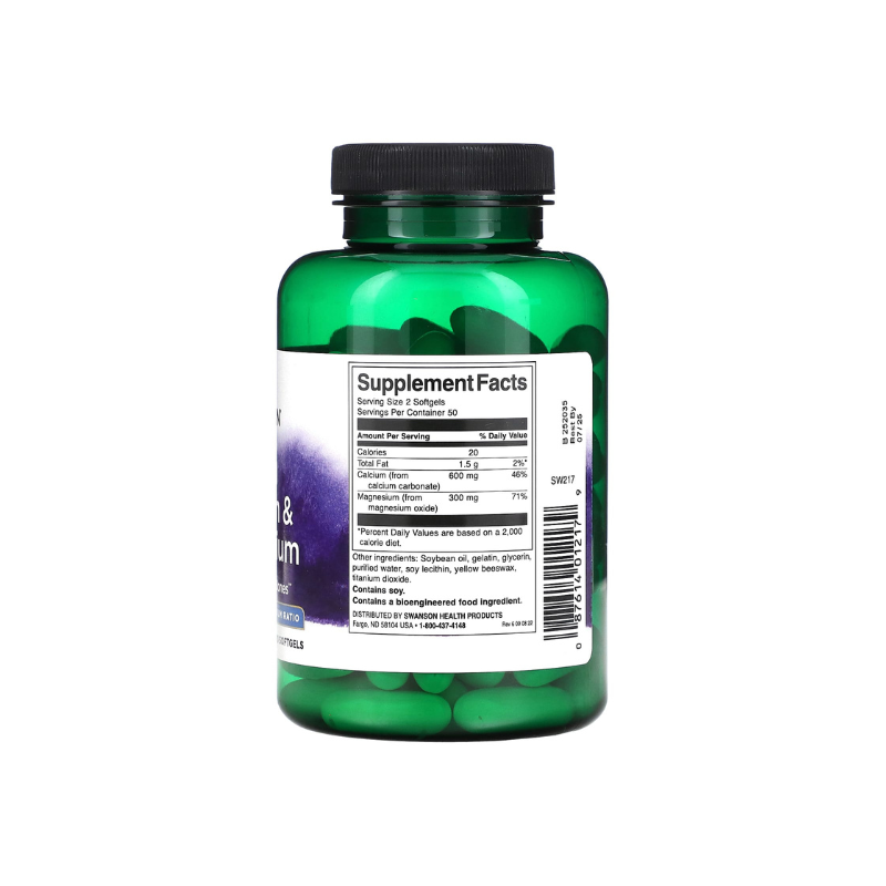 Liquid Calcium &amp; Magnesium - 100 softgels - Swanson