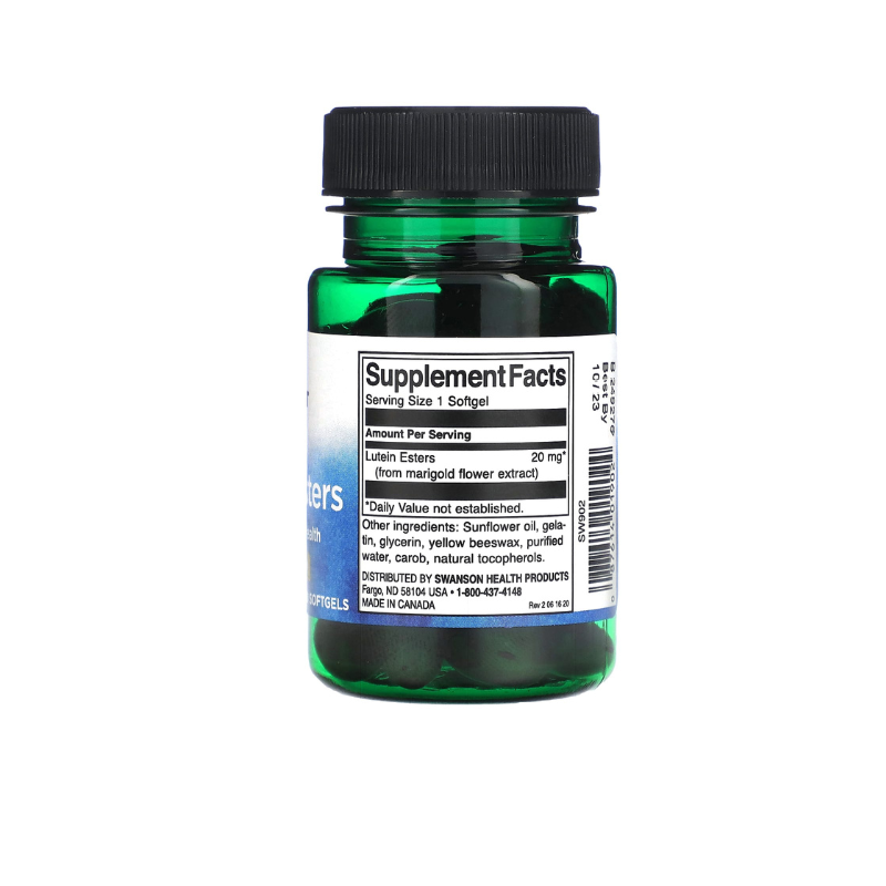 Lutein Esters, 20mg - 60 softgels - Swanson