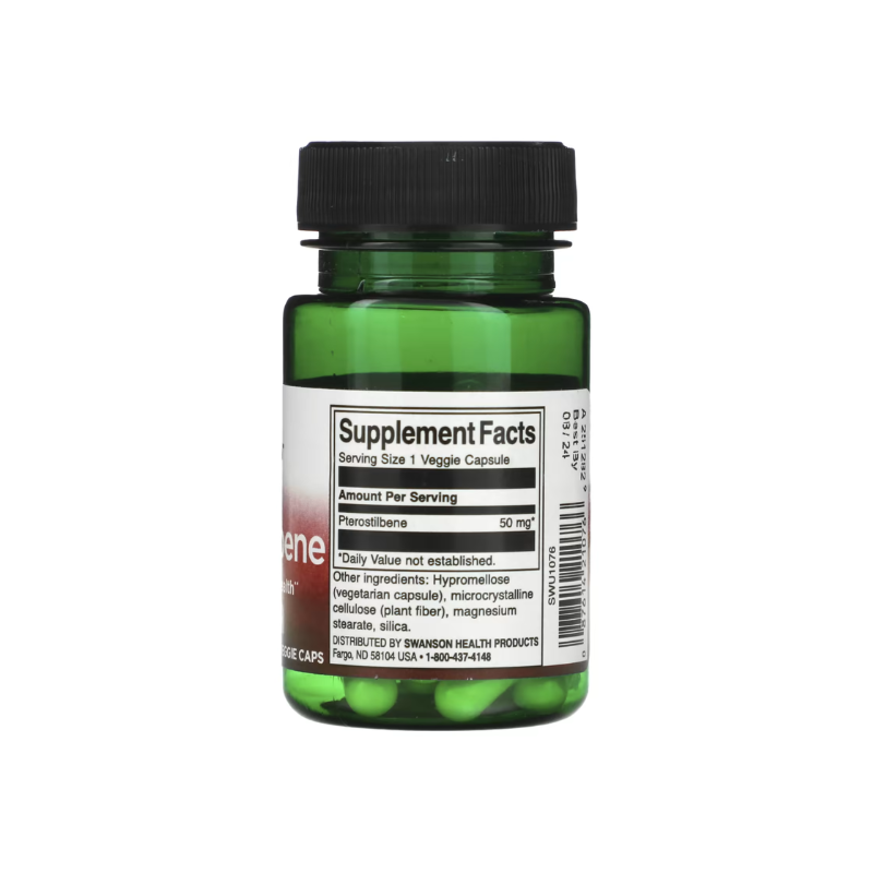 Pterostilbene, 50mg - 30 vcaps