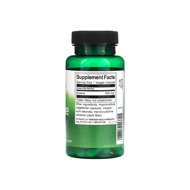 Inosine, 500mg - 60 vcaps - Swanson