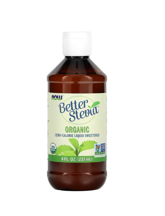 Better Stevia Liquid, Organic - 237 ml. NOW Foods