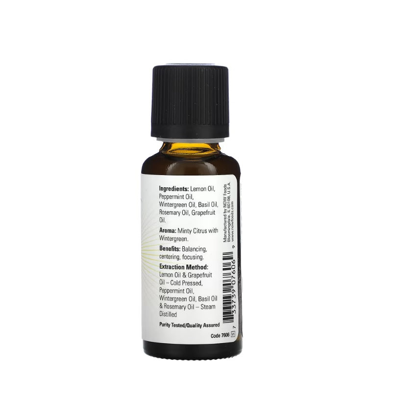 Essential Oil, Mental Focus Oil - 30 ml. - Now Foods