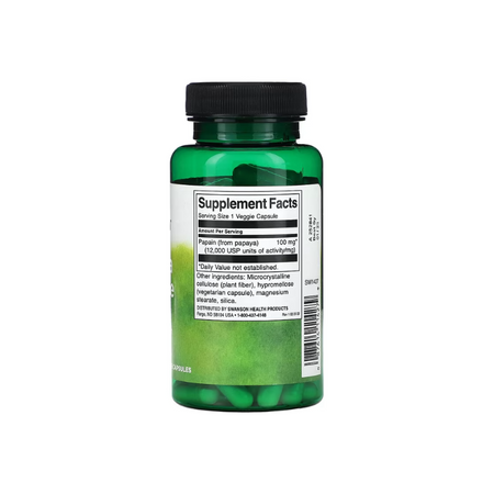 Papaya Enzyme Papain, 100mg - 90 vcaps