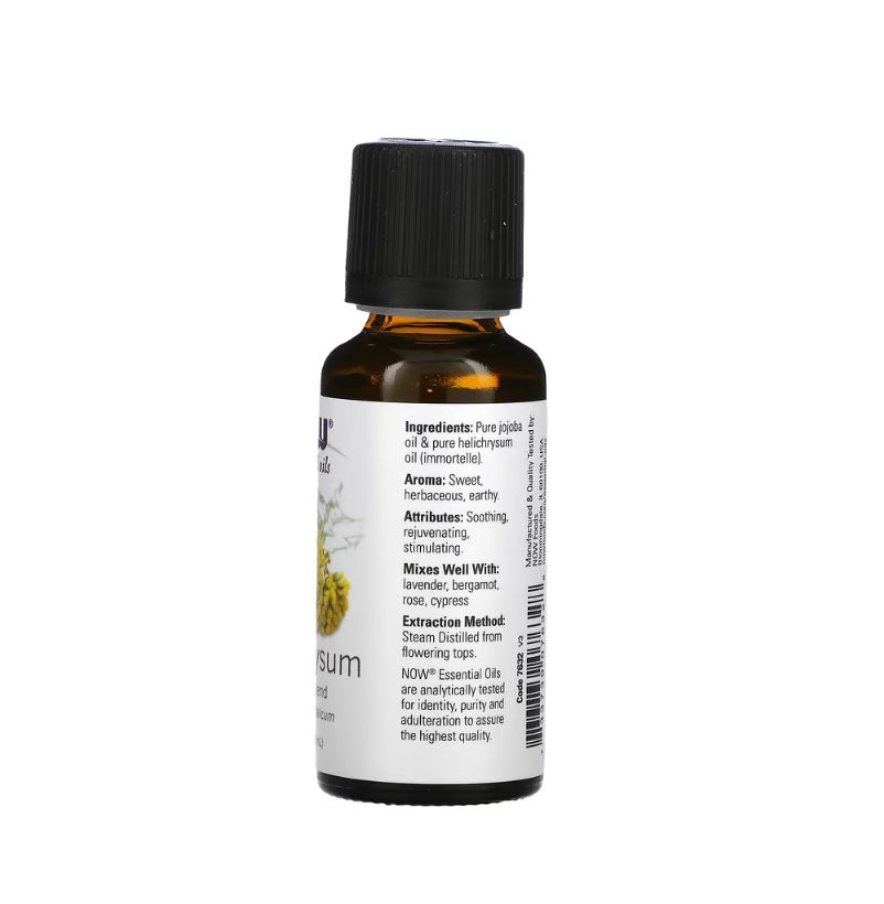 Essential Oil, Helichrysum Oil Blend - 30 ml. - Now Foods