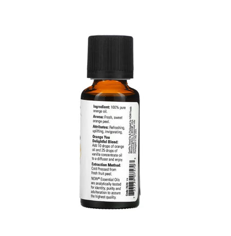 Essential Oil, Orange Oil Pure - 30 ml. - Now Foods