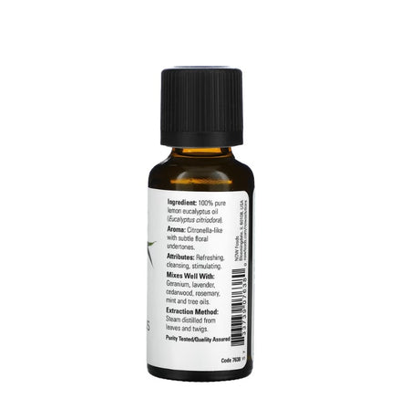 Essential Oil, Lemon Eucalyptus - 30 ml. - Now Foods