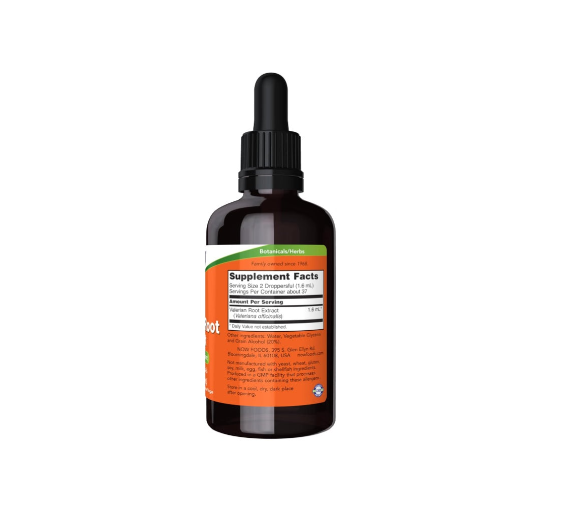 Valerian Root Extract, Liquid - 60 ml. - NOW Foods