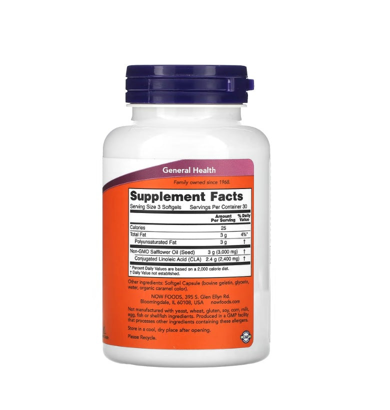 CLA, 800mg - 90 softgels - Now Foods