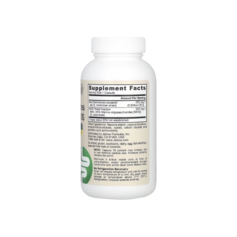 Saccharomyces Boulardii + MOS - 90 vcaps - Jarrow Formulas