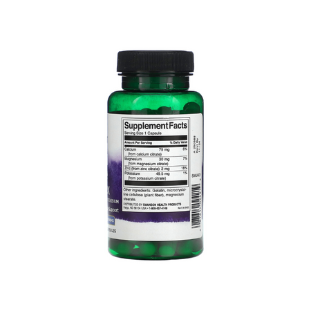 Mineral Citrate Complex - 60 caps - Swanson