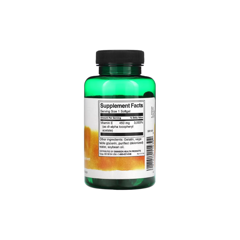 Vitamin E, 1000 IU - 60 softgels - Swanson