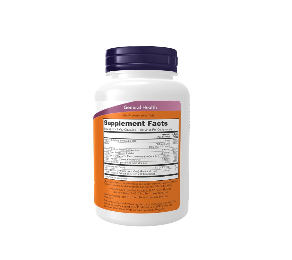 Thyroid Energy - 90 vcaps - NOW Foods