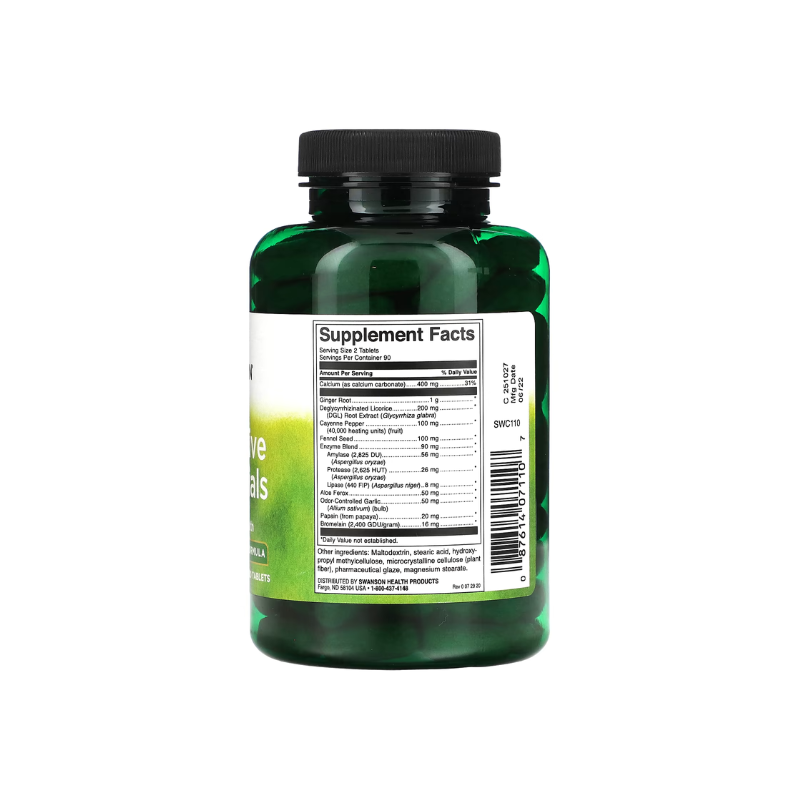 Digestive Essentials - 180 tablets - Swanson