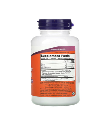 Celadrin &amp; MSM, 500mg - 120 caps - Now Foods