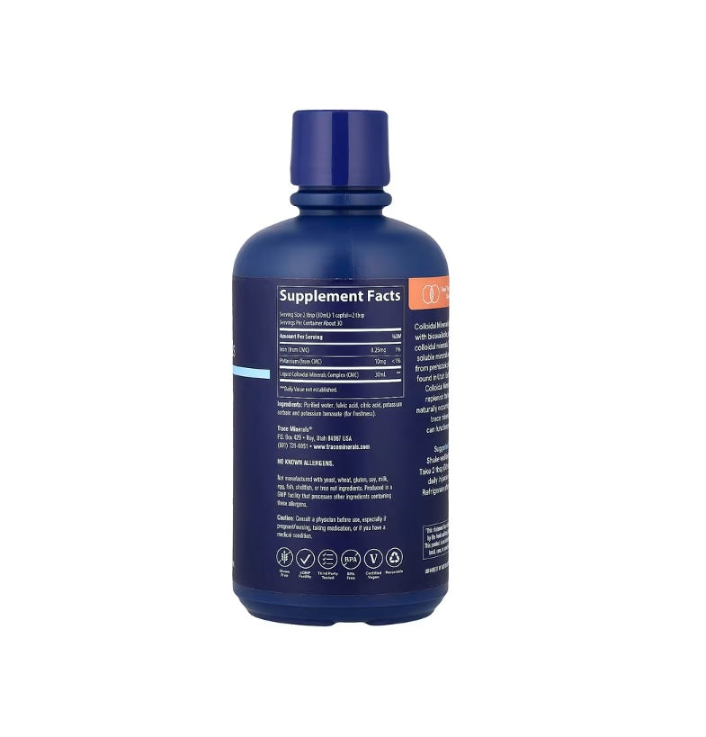 Colloidal Minerals, Unflavored - 946 ml. - Trace Minerals