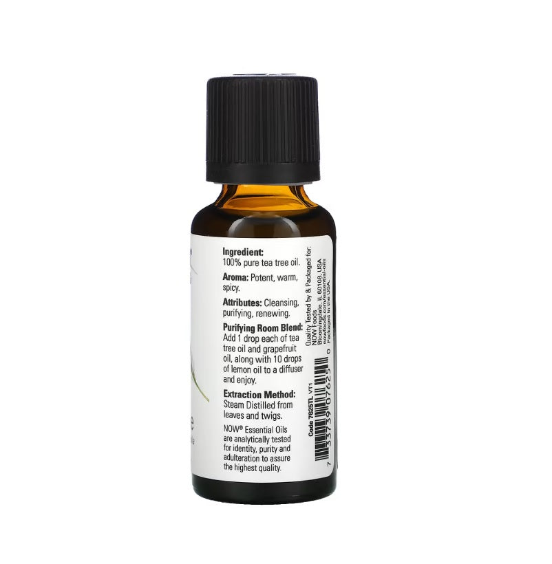 Essential Oil, Tea Tree Oil - 30 ml. - Now Foods