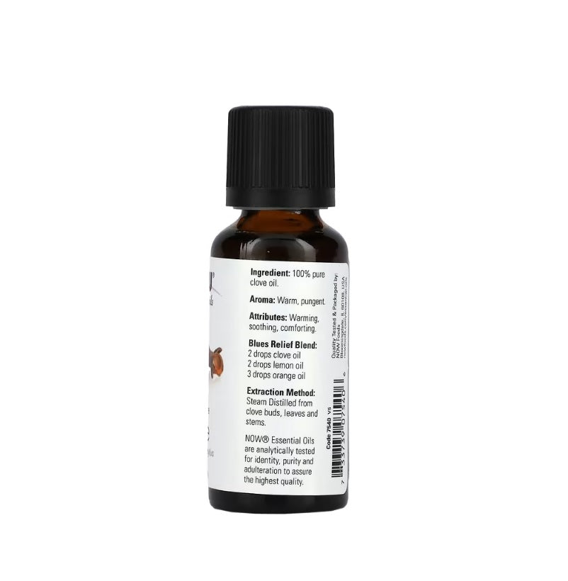 Essential Oil, Clove Oil - 30 ml. - Now Foods