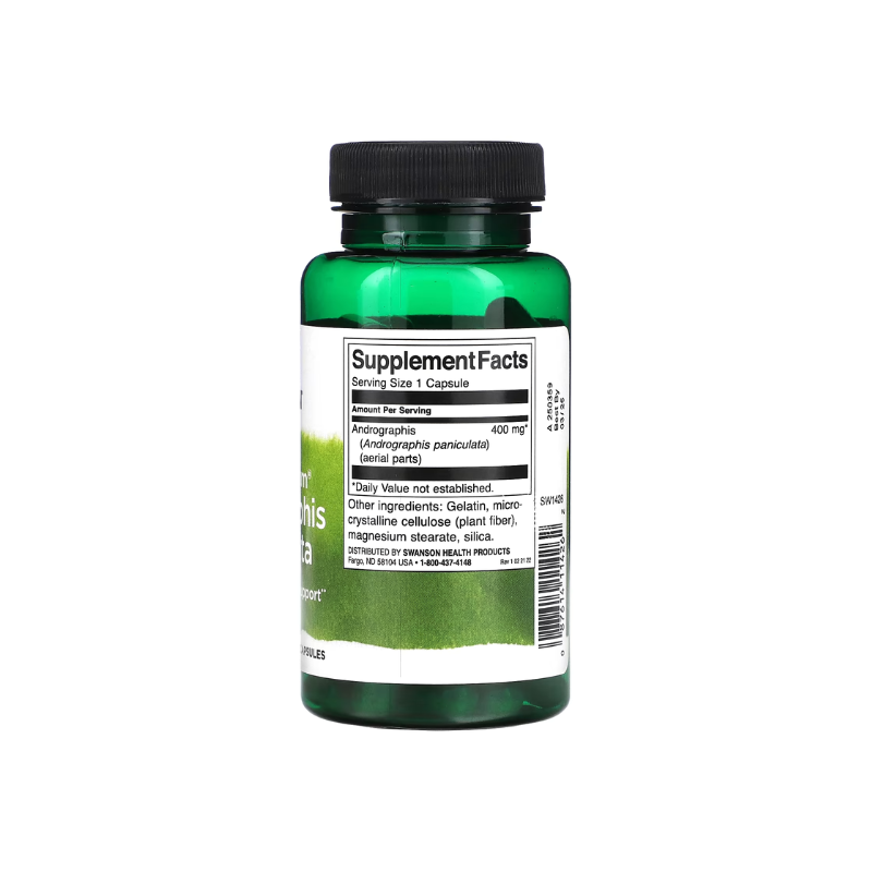 Full Spectrum Andrographis Paniculata, 400mg - 60 caps - Swanson