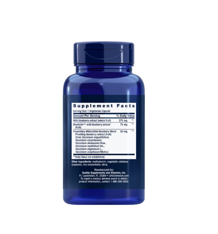 Blueberry Extract Capsules - 60 vcaps - Life Extension