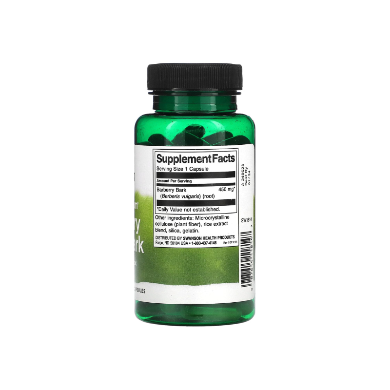 Full Spectrum Barberry Root Bark, 450mg - 60 caps - Swanson