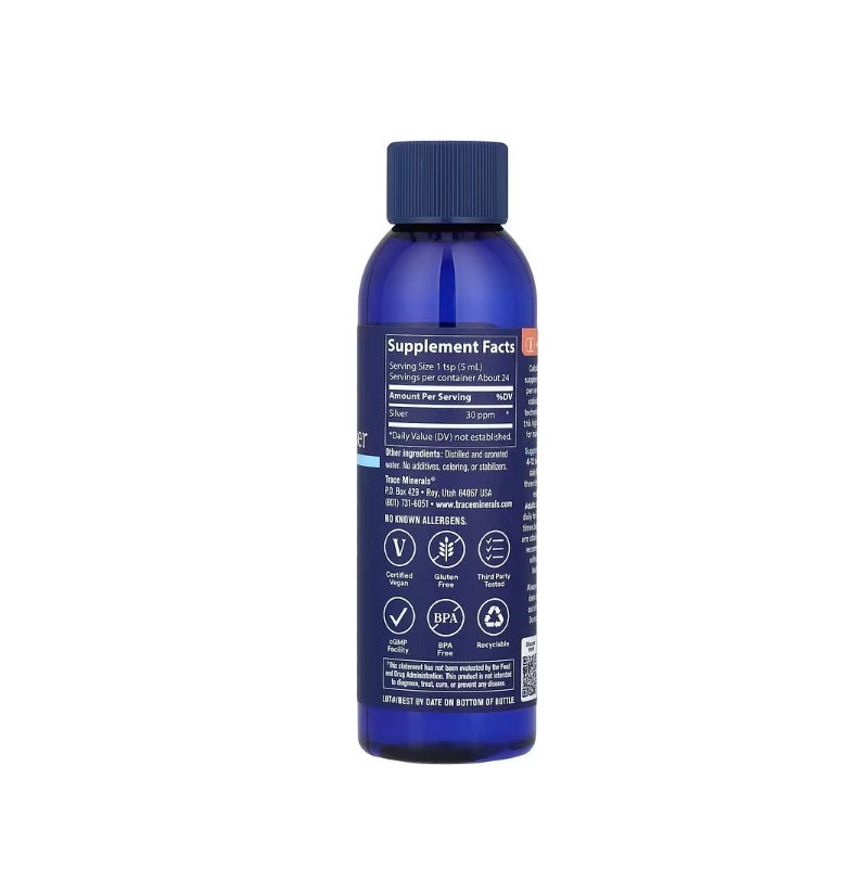 Colloidal Silver, 30ppm - 118 ml. - Trace Minerals