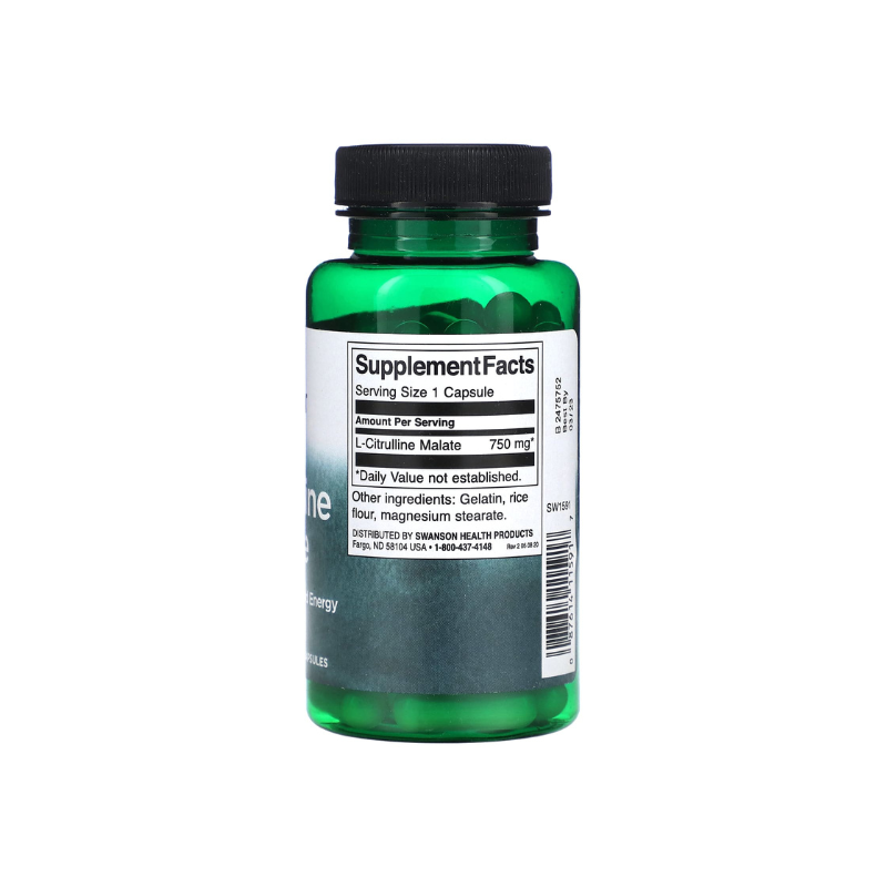 L-Citrulline Malate Complex, 750mg - 60 caps - Swanson