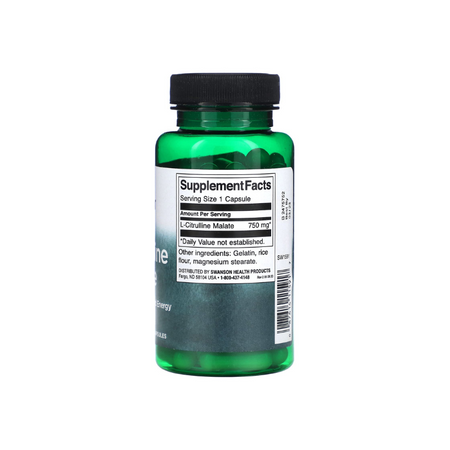 L-Citrulline Malate Complex, 750mg - 60 caps - Swanson