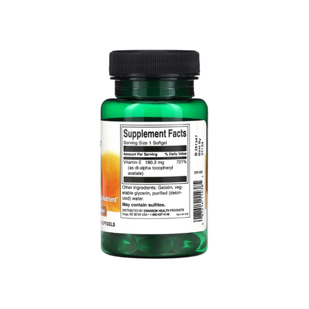 Vitamin E, 400 IU - 60 softgels - Swanson