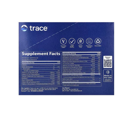 Electrolyte Stamina Power Pak, Pomegranate Blueberry - 30 packets - Trace Minerals