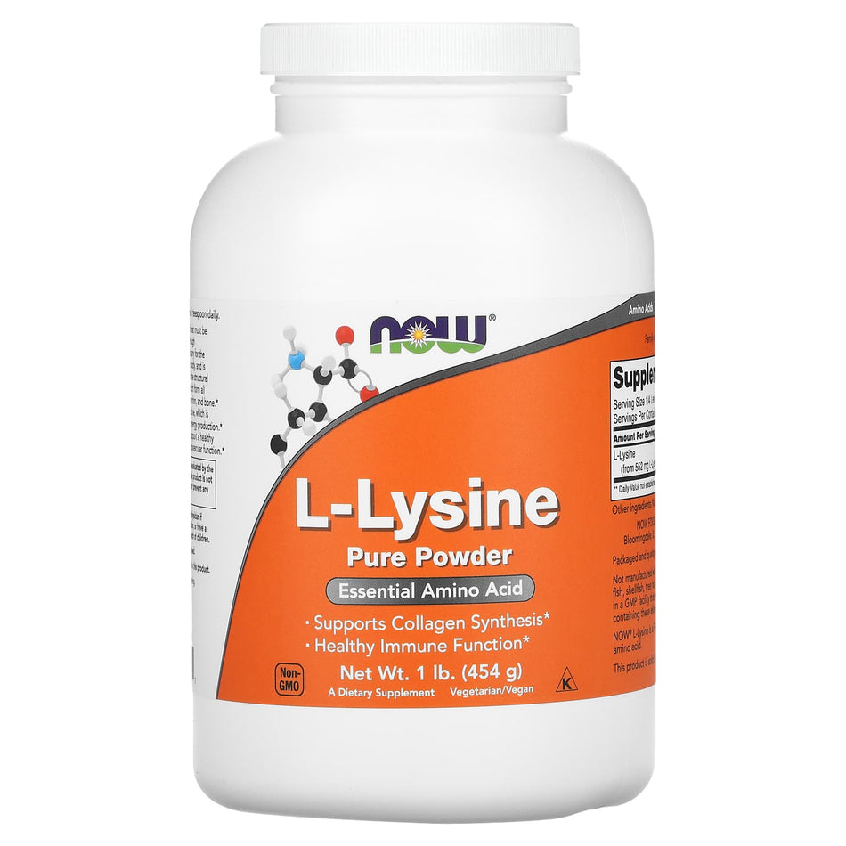 L-Lisina, 1000mg (Polvo) - 454 gramos