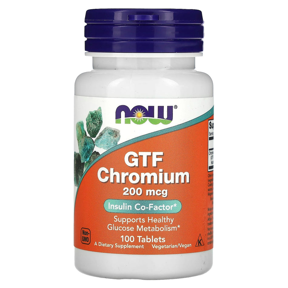 GTF Chromium, 200mcg - 100 tablets