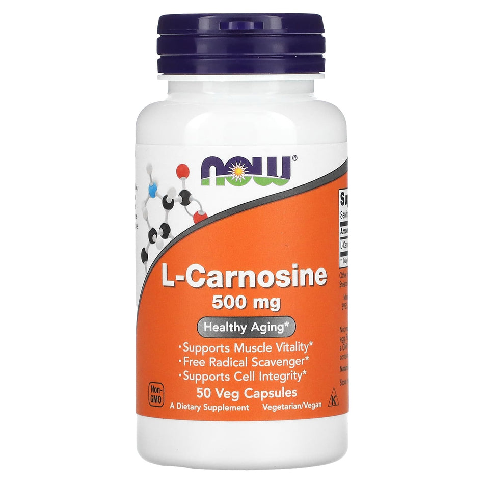 L-Carnosina, 500mg - 50 cápsulas