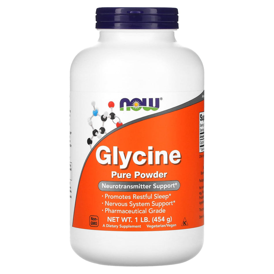 Glicina, polvere pura - 454 grammi