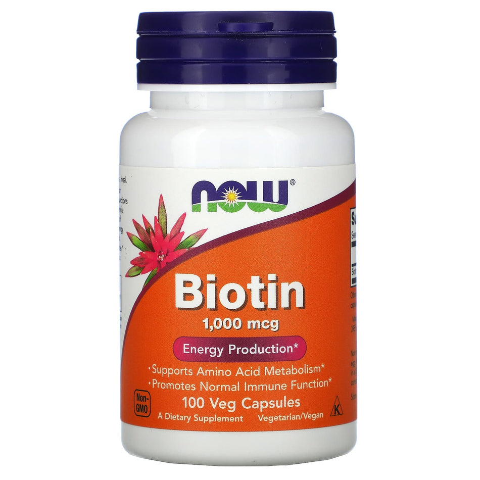 Biotin, 1000mcg - 100 vcaps