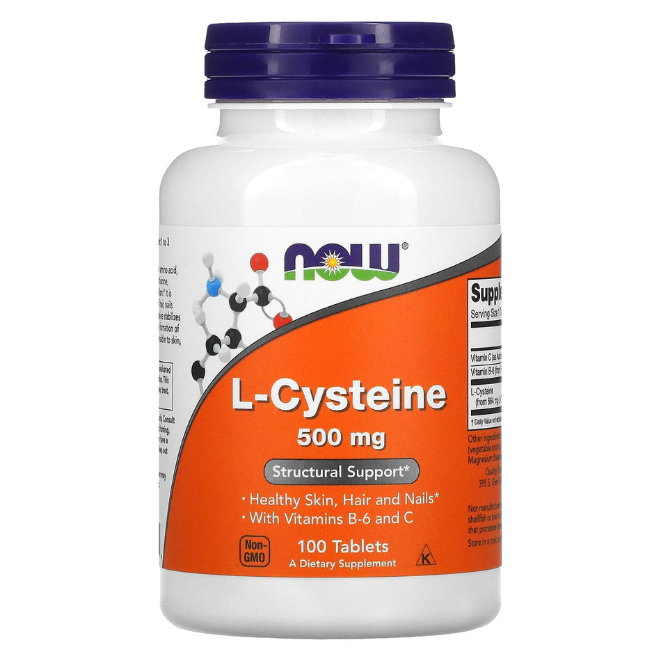 L-cisteína, 500 mg - 100 comprimidos