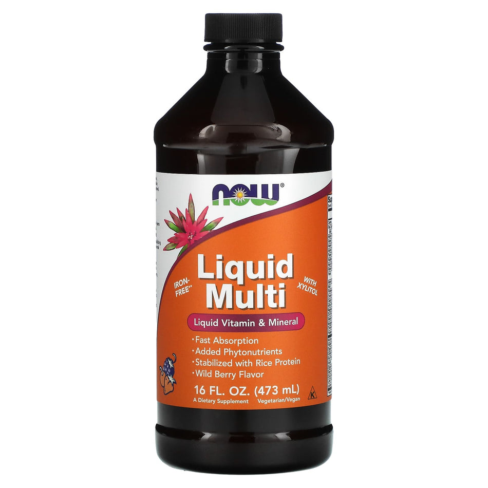 Liquido Multi, Frutti Di Bosco (Senza Ferro) - 473 ml.