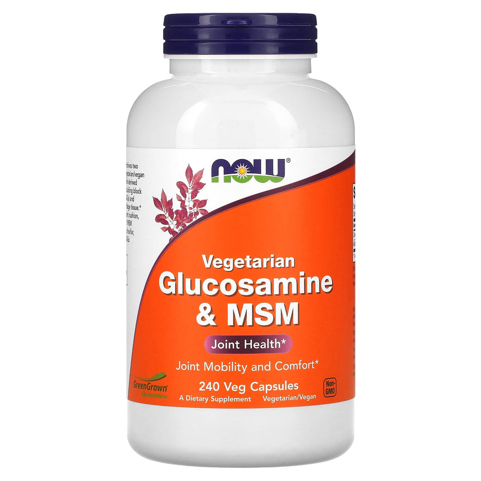 Glucosamina y MSM Vegetariano - 240 vcaps