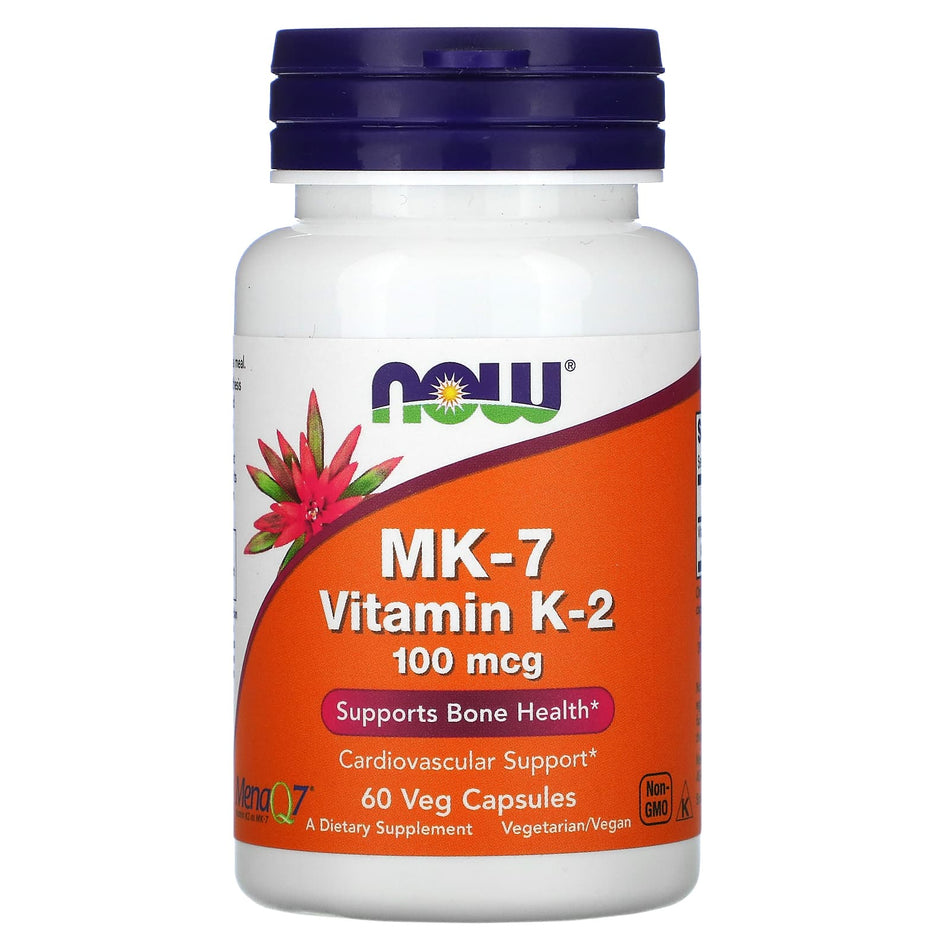 MK-7 Vitamina K-2, 100mcg - 60 cápsulas
