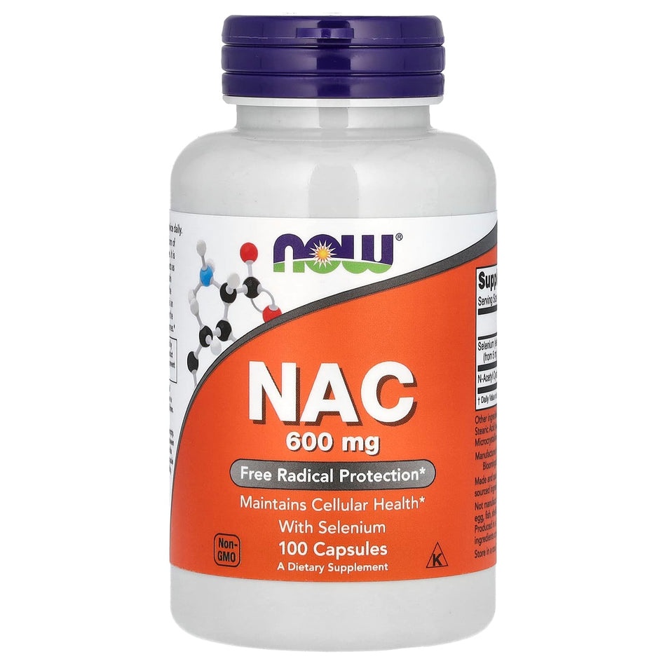 NAC con selenio y molibdeno, 600 mg - 100 cápsulas