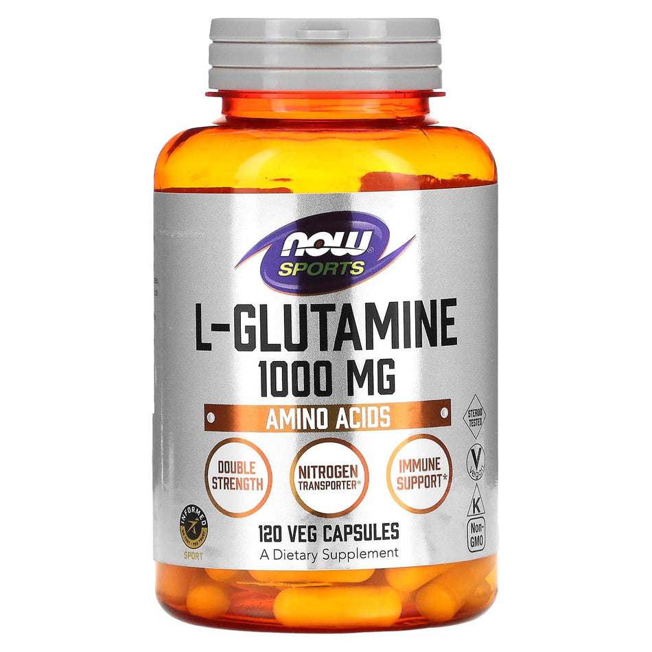 L-Glutamina, 1000mg - 120 cápsulas