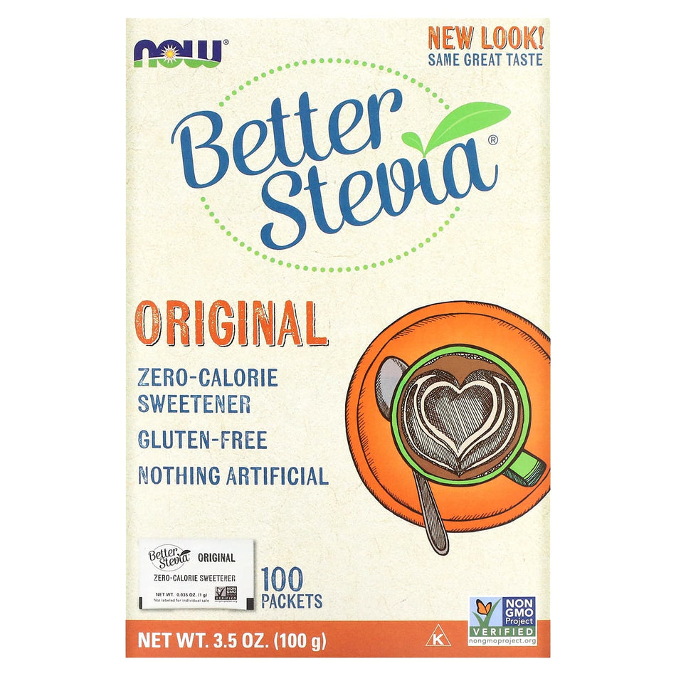 Mejores Paquetes de Stevia, Original - 100 paquetes