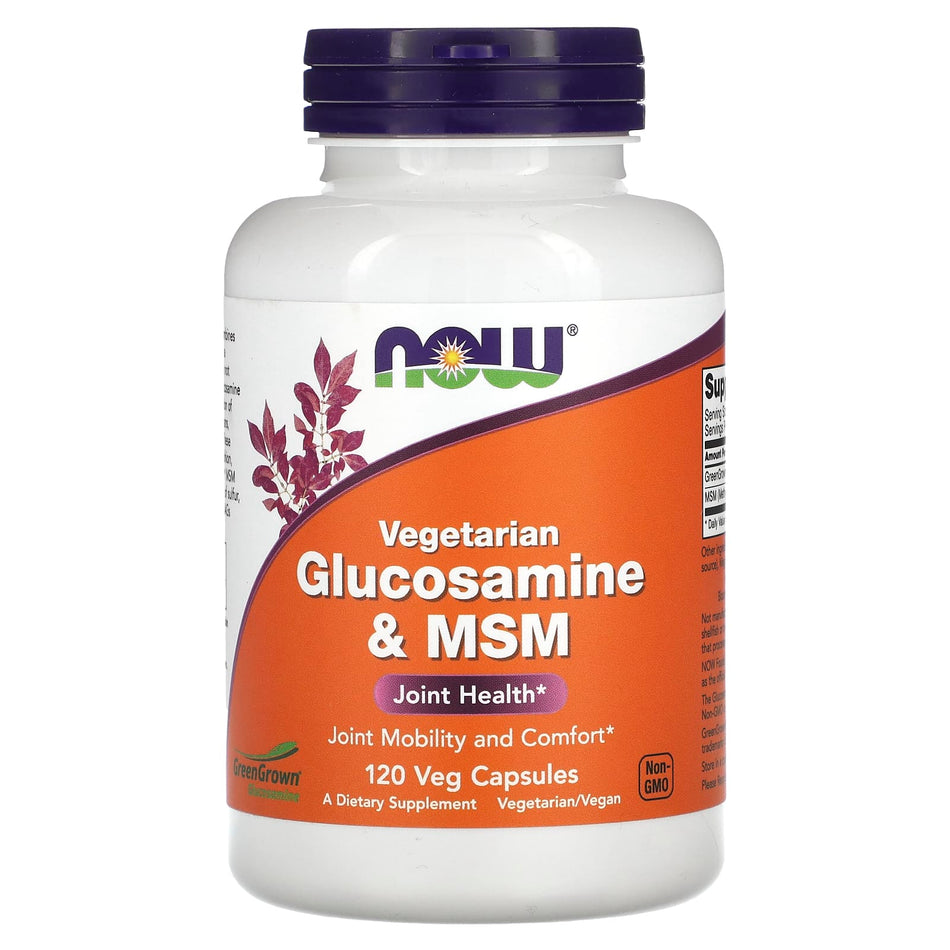 Glucosamina y MSM Vegetariano - 120 vcaps