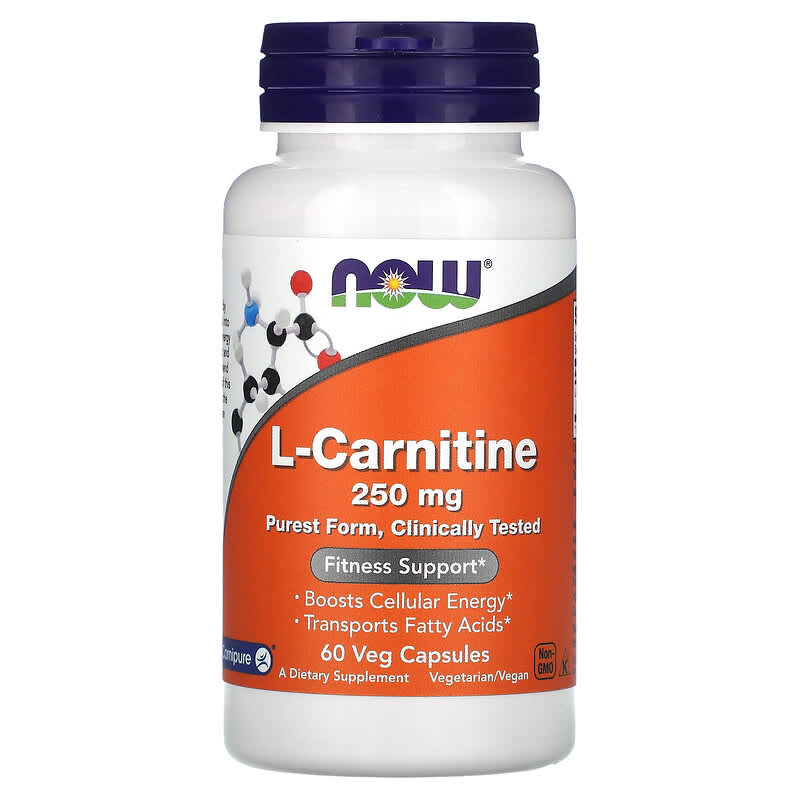 L-Carnitina, 250mg - 60 cápsulas