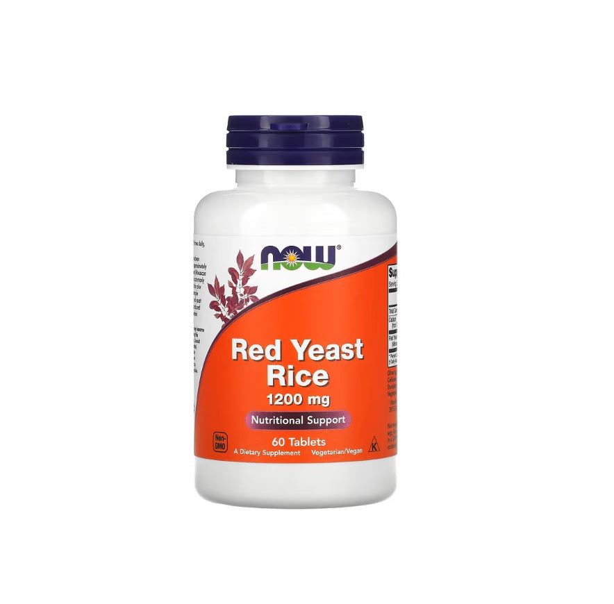 Red Yeast Rice Concentrated 10:1 Extract, 1200mg - 60 tablets - NOW Foods