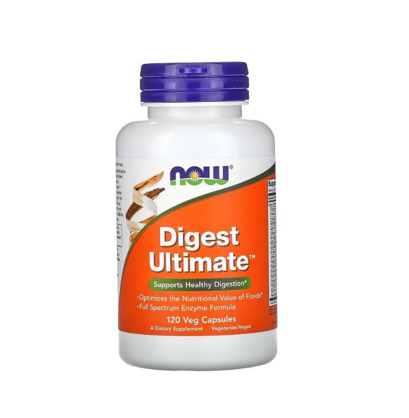 Digest Ultimate - 120 vcaps - Now Foods