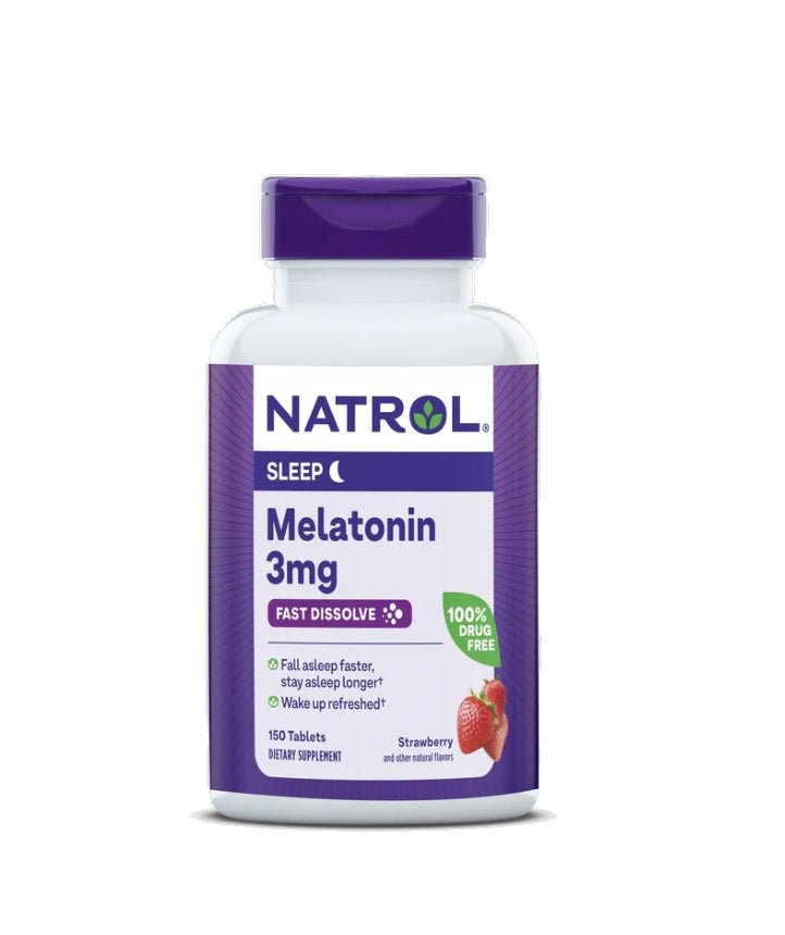 Melatonin Fast Dissolve, 3mg - 90 tablets - Natrol