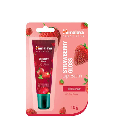 Strawberry Gloss Lip Balm - 10 grams - Himalaya