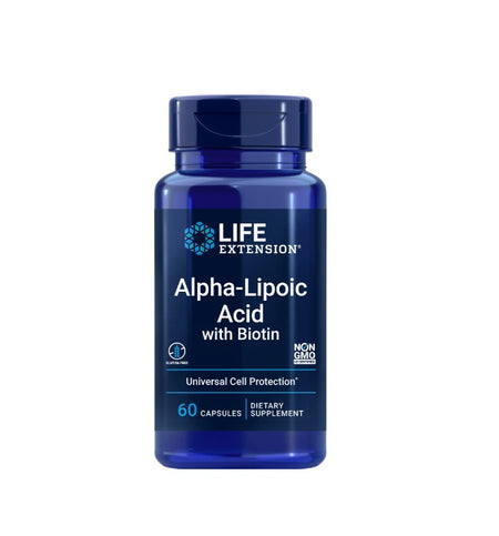 Alpha-Lipoic Acid with Biotin - 60 caps - Life Extension