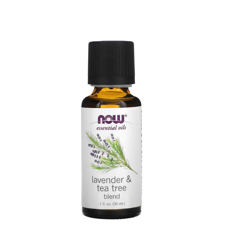 Essential Oil, Lavender &amp; Tea Tree Oil - 30 ml. - Now Foods