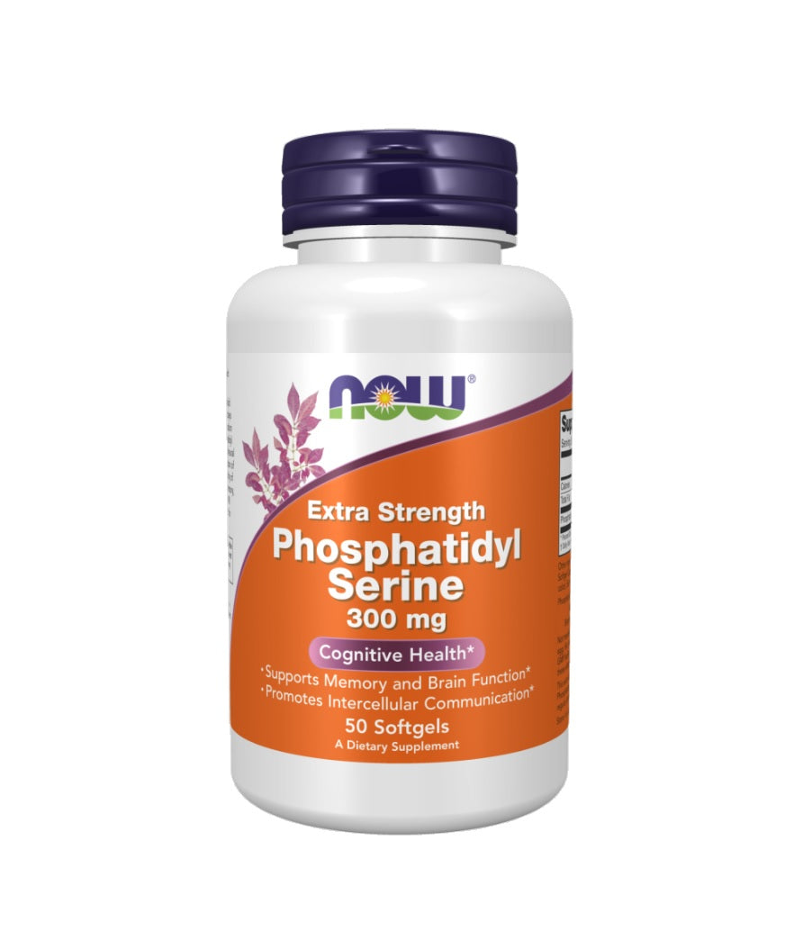 Phosphatidyl Serine, 300mg Extra Strength - 50 softgels - NOW Foods